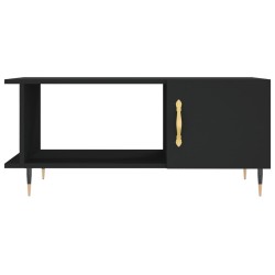 Table basse noir 90x50x40 cm bois d'ingénierie 617333617333