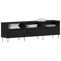 Meuble TV Chêne noir 150 x 30 x 44,5 cm Bois d'ingénierie 617334617334
