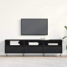 Meuble TV Chêne noir 150 x 30 x 44,5 cm Bois d'ingénierie 617334617334