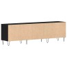 Meuble TV Chêne noir 150 x 30 x 44,5 cm Bois d'ingénierie 617334617334