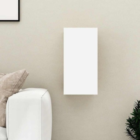 Meuble TV Blanc 30,5x30x60 cm Bois d’ingénierie 617336617336