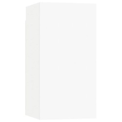 Meuble TV Blanc 30,5x30x60 cm Bois d’ingénierie 617336617336