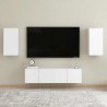 Meuble TV Blanc 30,5x30x60 cm Bois d’ingénierie 617336617336