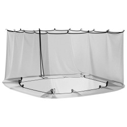 Moustiquaire pour gazebo 220 mesh Noir 4 x 3 x 2 cm Polyester 617337617337