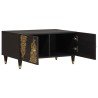 Table basse Noir 80 x 50 x 40 cm Bois de mangue massif 617340617340