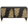 Table basse Noir 80 x 50 x 40 cm Bois de mangue massif 617340617340