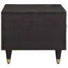 Table basse Noir 80 x 50 x 40 cm Bois de mangue massif 617340617340