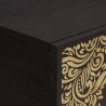 Table basse Noir 80 x 50 x 40 cm Bois de mangue massif 617340617340