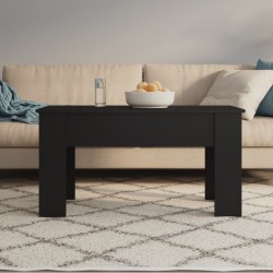 Table basse noir 101x49x52 cm bois d'ingénierie 617341617341