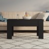 Table basse noir 101x49x52 cm bois d'ingénierie 617341617341