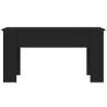 Table basse noir 101x49x52 cm bois d'ingénierie 617341617341
