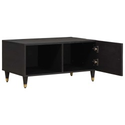 Table basse Noir 80 x 50 x 40 cm Bois de mangue massif 617342617342