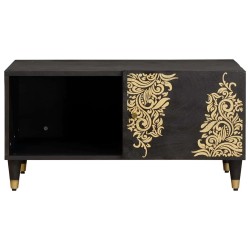 Table basse Noir 80 x 50 x 40 cm Bois de mangue massif 617342617342