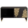 Table basse Noir 80 x 50 x 40 cm Bois de mangue massif 617342617342