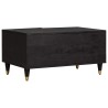 Table basse Noir 80 x 50 x 40 cm Bois de mangue massif 617342617342