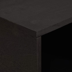 Table basse Noir 80 x 50 x 40 cm Bois de mangue massif 617342617342