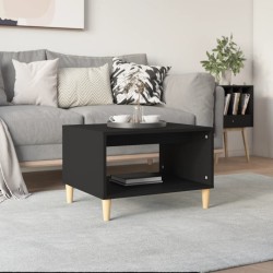 Table basse Noir 60x50x40 cm Bois d'ingénierie 617344617344