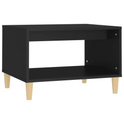 Table basse Noir 60x50x40 cm Bois d'ingénierie 617344617344