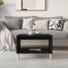 Table basse Noir 60x50x40 cm Bois d'ingénierie 617344617344