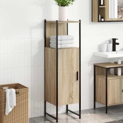 Cabinet de salle de bain avec étagère Beige 33 x 33 x 120,5 cm 617350617350