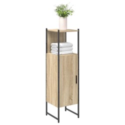 Cabinet de salle de bain avec étagère Beige 33 x 33 x 120,5 cm 617350617350