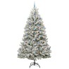 Sapin de Noël artificiel Vert et blanc 270 cm PVC et métal 617351617351
