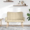 Sofa 2 places Crème 115 x 61 x 87 cm Tissu 617354617354