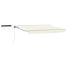 Auvent rétractable électrique Crème et Blanc 2,5 x 2 m 617356617356