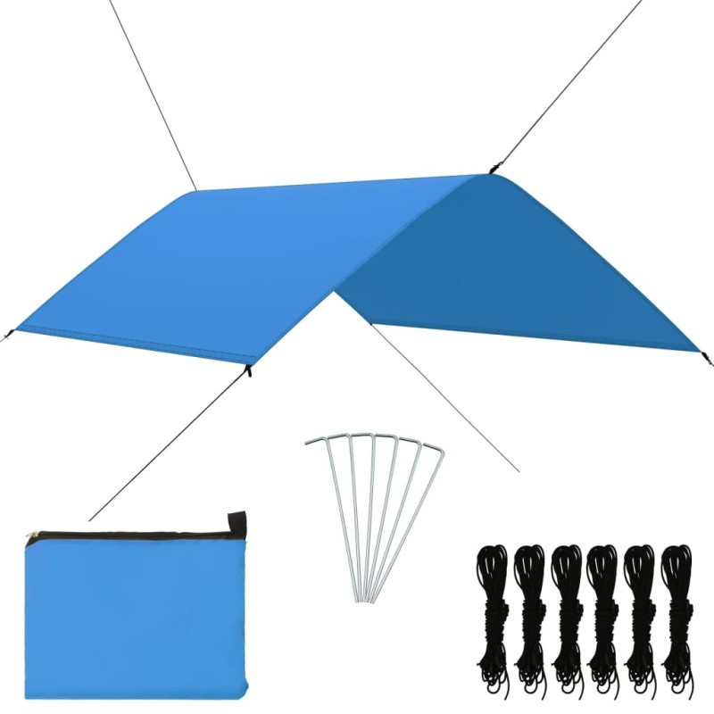 Bâche d'extérieur 3x2 m Bleu 617357617357