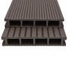 Planche de terrasse 6 pcs Marron foncé WPC 617358617358