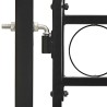 Portail de clôture ASSEN à double porte avec arc en acier 400x150 cm 617360617360