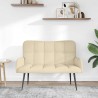 Sofa 2 places Crème 115 x 61 x 87 cm Tissu 617364617364