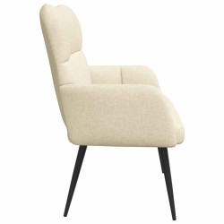 Sofa 2 places Crème 115 x 61 x 87 cm Tissu 617364617364