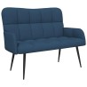Sofa 2 places Bleu 115 x 61 x 87 cm Tissu 617366617366