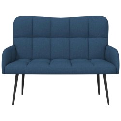 Sofa 2 places Bleu 115 x 61 x 87 cm Tissu 617366617366