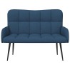 Sofa 2 places Bleu 115 x 61 x 87 cm Tissu 617366617366