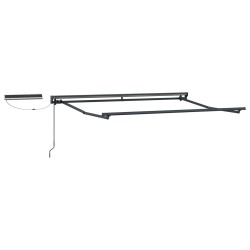 Auvent rétractable électrique Bleu, Blanc, Anthracite 2,5 x 2 m 617368617368