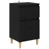 Cabinet de chevet Chêne noir 40 x 35 x 70 cm Bois d'ingénierie 617372617372