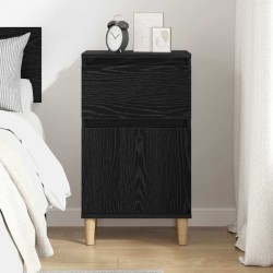 Cabinet de chevet Chêne noir 40 x 35 x 70 cm Bois d'ingénierie 617372617372