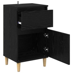 Cabinet de chevet Chêne noir 40 x 35 x 70 cm Bois d'ingénierie 617372617372