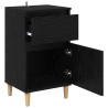 Cabinet de chevet Chêne noir 40 x 35 x 70 cm Bois d'ingénierie 617372617372