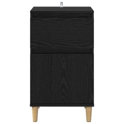 Cabinet de chevet Chêne noir 40 x 35 x 70 cm Bois d'ingénierie 617372617372
