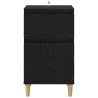 Cabinet de chevet Chêne noir 40 x 35 x 70 cm Bois d'ingénierie 617372617372