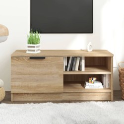 Meuble TV Chêne sonoma 80x35x36,5 cm Bois d'ingénierie 617384617384