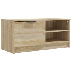 Meuble TV Chêne sonoma 80x35x36,5 cm Bois d'ingénierie 617384617384