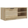 Meuble TV Chêne sonoma 80x35x36,5 cm Bois d'ingénierie 617384617384