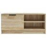 Meuble TV Chêne sonoma 80x35x36,5 cm Bois d'ingénierie 617384617384