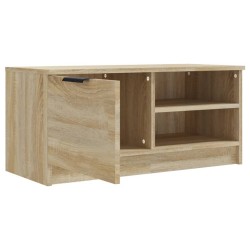 Meuble TV Chêne sonoma 80x35x36,5 cm Bois d'ingénierie 617384617384