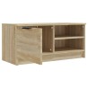 Meuble TV Chêne sonoma 80x35x36,5 cm Bois d'ingénierie 617384617384