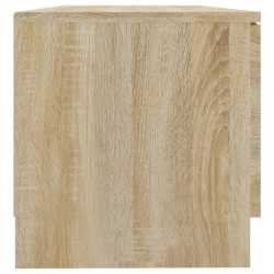 Meuble TV Chêne sonoma 80x35x36,5 cm Bois d'ingénierie 617384617384